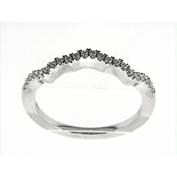 14K W Band 22Rd 0.17Ct