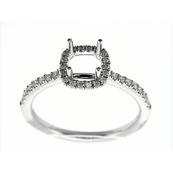 14K W Ring 36Rd 0.29Ct