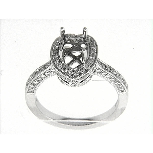14K W Ring 108Rd 0.86Ct