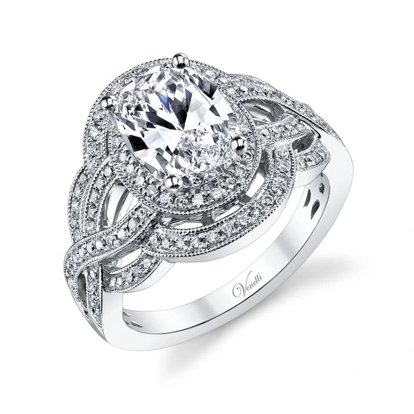 14K W Ring 110Rd 0.53Ct