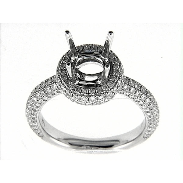 14K W Ring 234Rd 1.38Ct