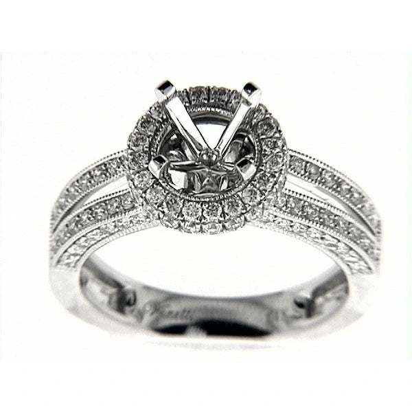14K W Ring 110Rd 0.83Ct