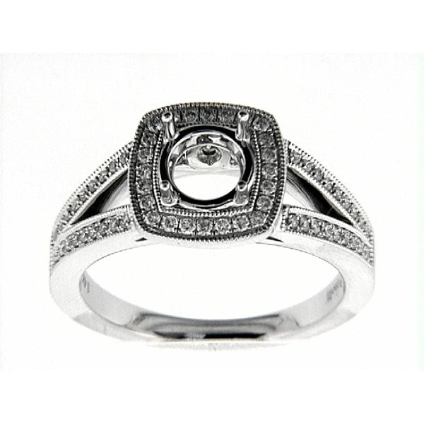 14K W Ring 62Rd 0.32Ct