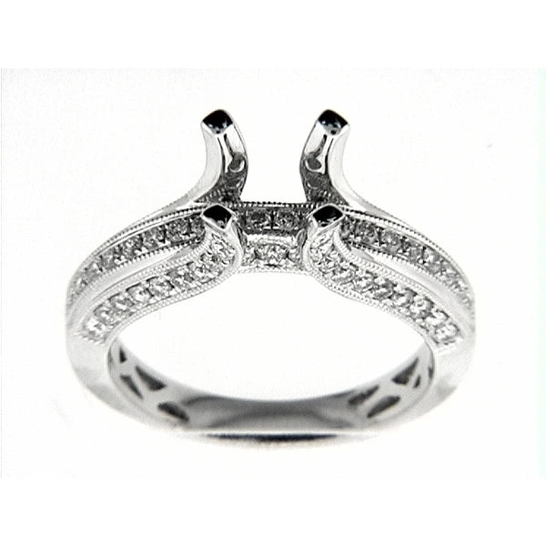 14K W Ring 66Rd 0.72Ct