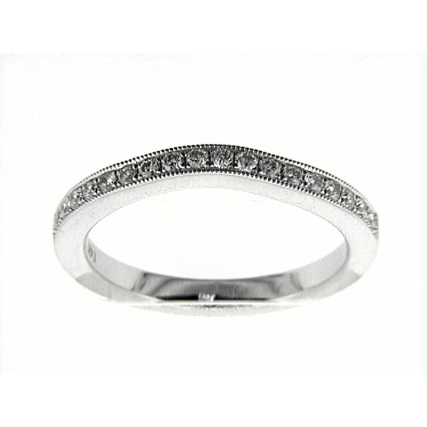 14K W Band 18Rd 0.24Ct