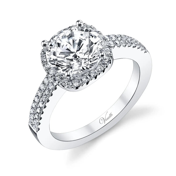 14K W Ring 52Rd 0.40Ct