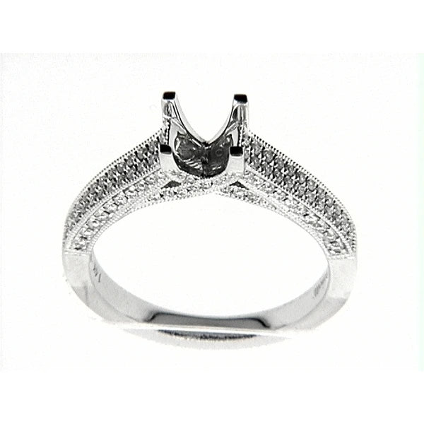 14K W Ring 116Rd 0.46Ct