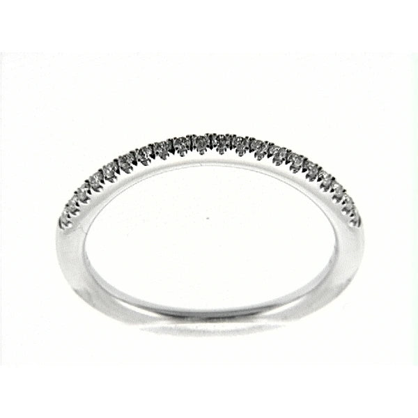 14K W Band 20Rd 0.17Ct
