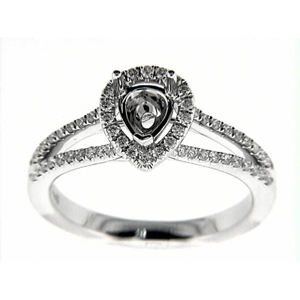 14K W Ring 60Rd 0.33Ct