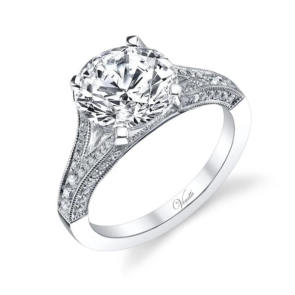 14K W Ring 84Rd 0.43Ct