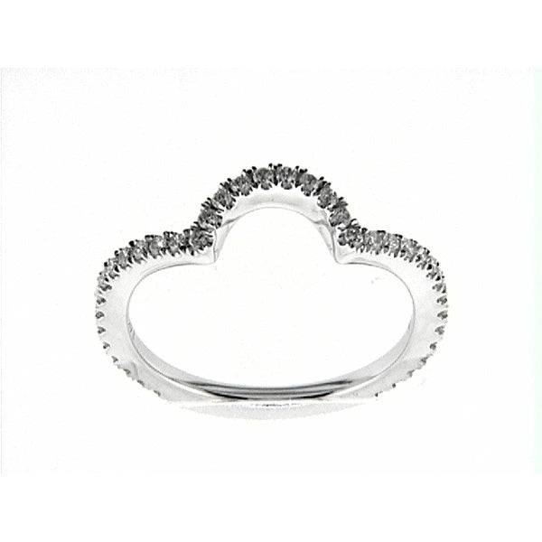 14K W Band 38Rd 0.37Ct