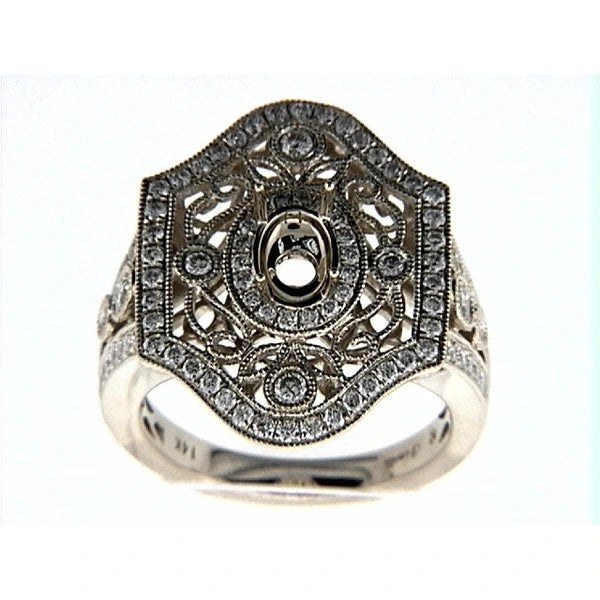 14K Y Ring 96Rd 0.91Ct