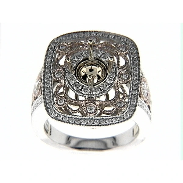 14K Ryw Ring 110Rd 0.96Ct