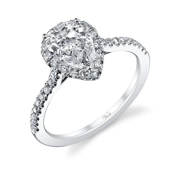 14K W Ring 34Rd 0.35Ct