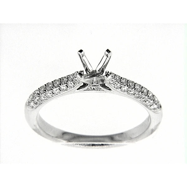 14K W Ring 54Rd 0.41Ct