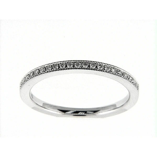 14K W Band 21Rd 0.14Ct