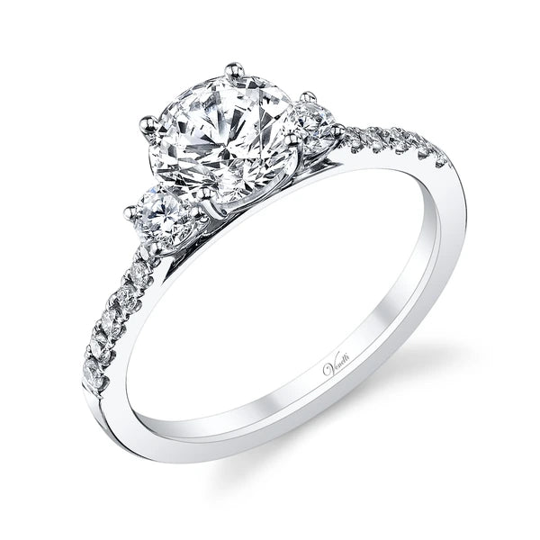 14K W Ring 14Rd 0.39Ct