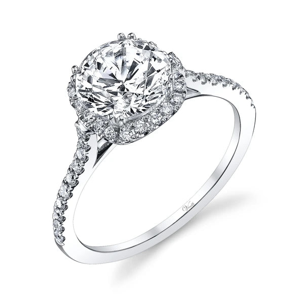14K W Ring 40Rd 0.29Ct