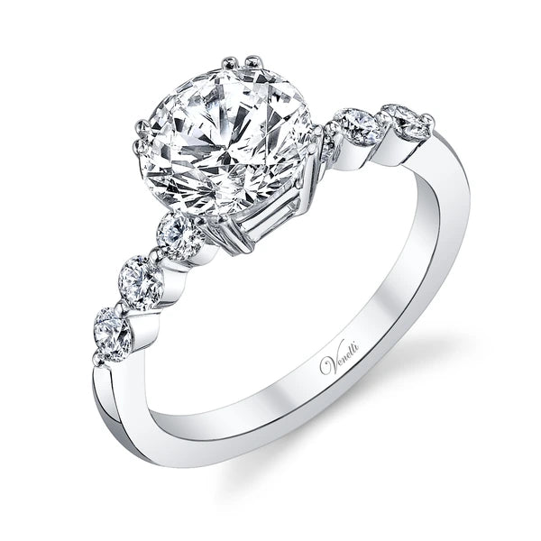 14K W Ring 6Rd 0.41Ct