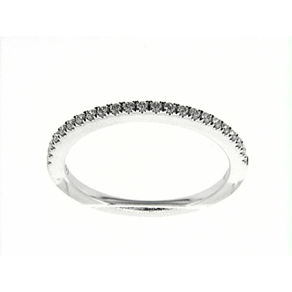 14K W Band 23Rd 0.18Ct