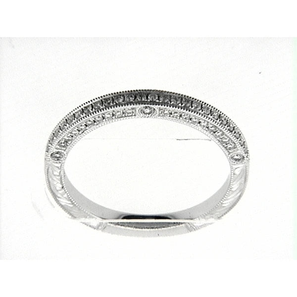 14K W Band 66Rd 0.29Ct