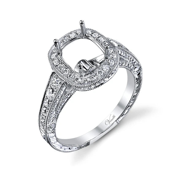 14K W Ring 148Rd 0.89Ct