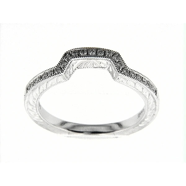 14K W Band 41Rd 0.27Ct