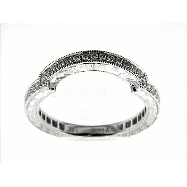 14K W Band 23Rd 0.19Ct