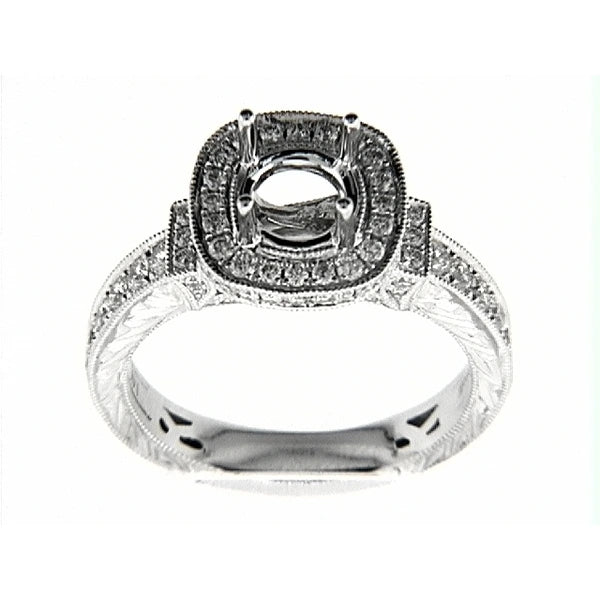 14K W Ring 92Rd 0.78Ct