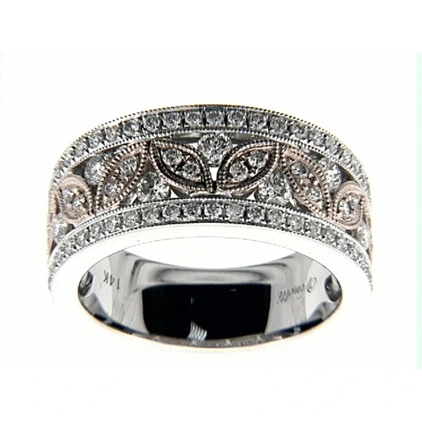 14K Rw Band 73Rd 0.92Ct