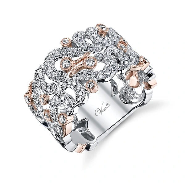 14K Rw Band 102Rd 0.60Ct