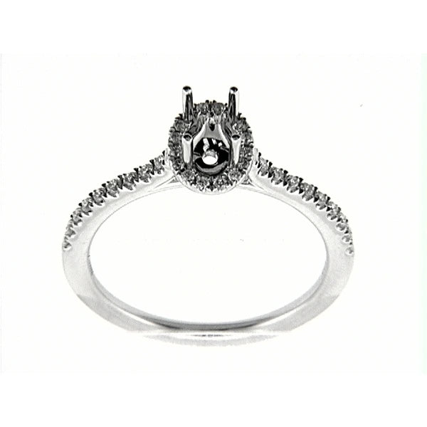 14K W Ring 36Rd 0.21Ct
