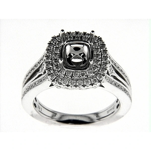14K W Ring 104Rd 0.64Ct