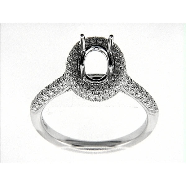 14K W Ring 144Rd 0.76Ct
