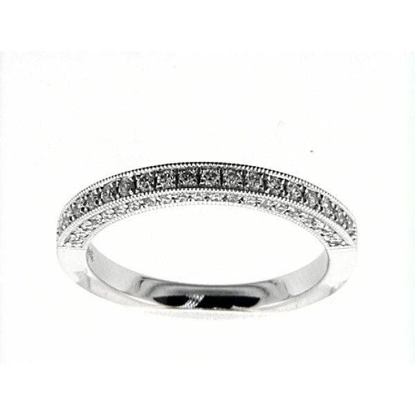 14K W Band 39Rd 0.32Ct