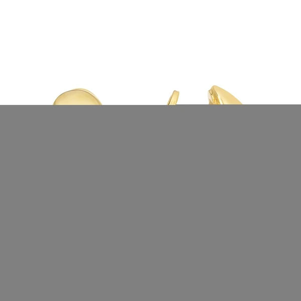14K Gold Small Omega C-Hoops