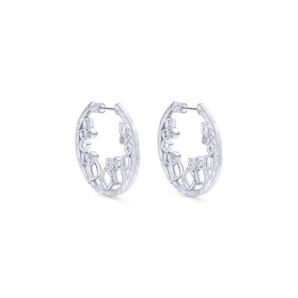 925 Silver Hoops Earrings