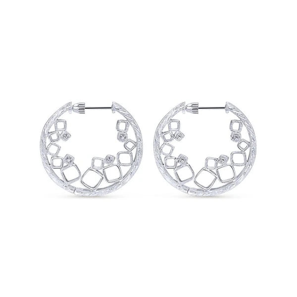 925 Silver Hoops Earrings