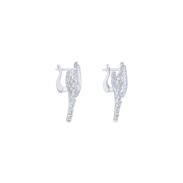 18K White Gold Fashion Earrings