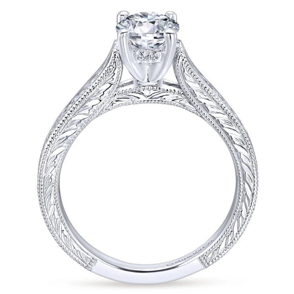Vintage Channel Set Engagement Ring