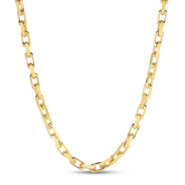 14K Gold 26" 6.1mm French Cable Chain