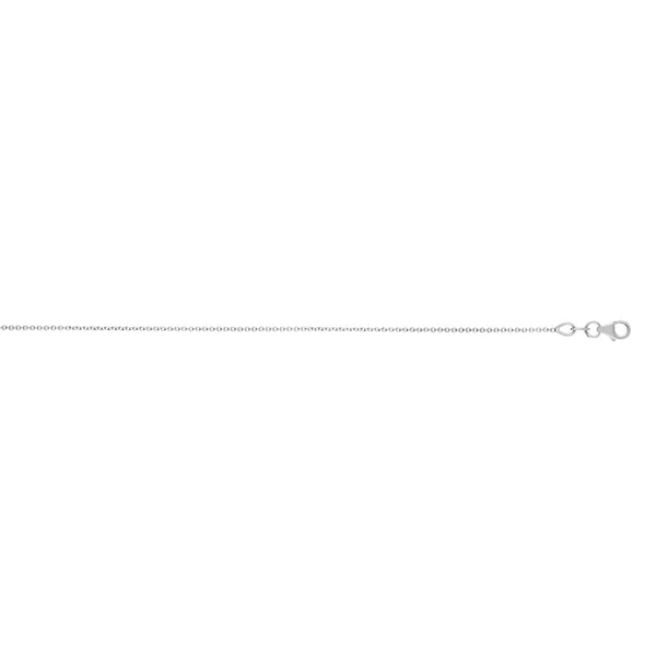 18K Gold 1.0mm Extendable Cable Chain