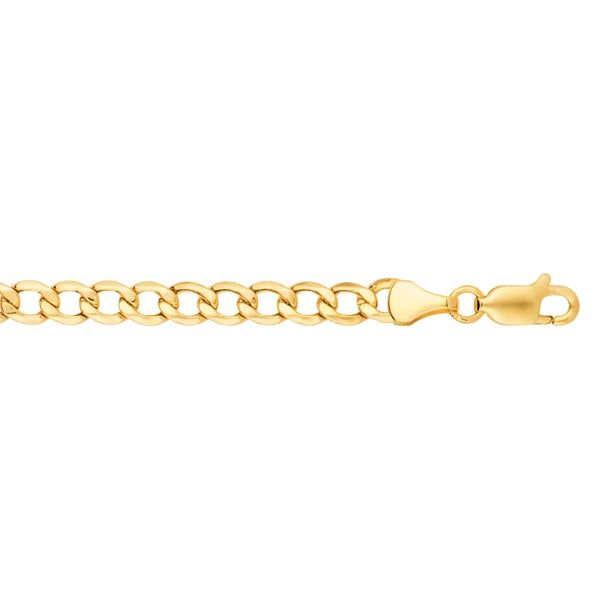 14K Gold 24" 5.3mm Lite Curb Chain