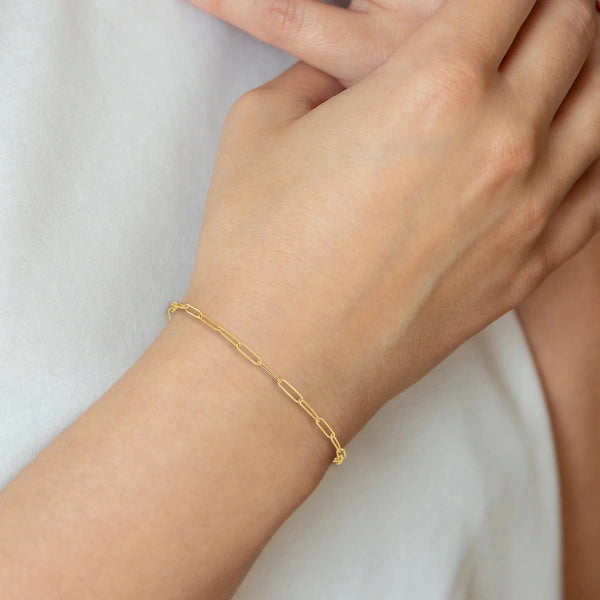 Leslie's Gold Fancy Link Bracelets & Anklets