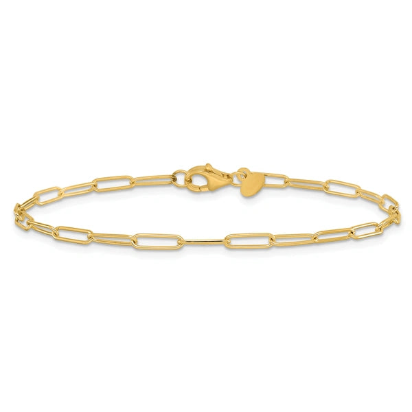 Leslie's Gold Fancy Link Bracelets & Anklets