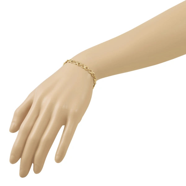 Leslie's Gold Infinity Link Bracelet