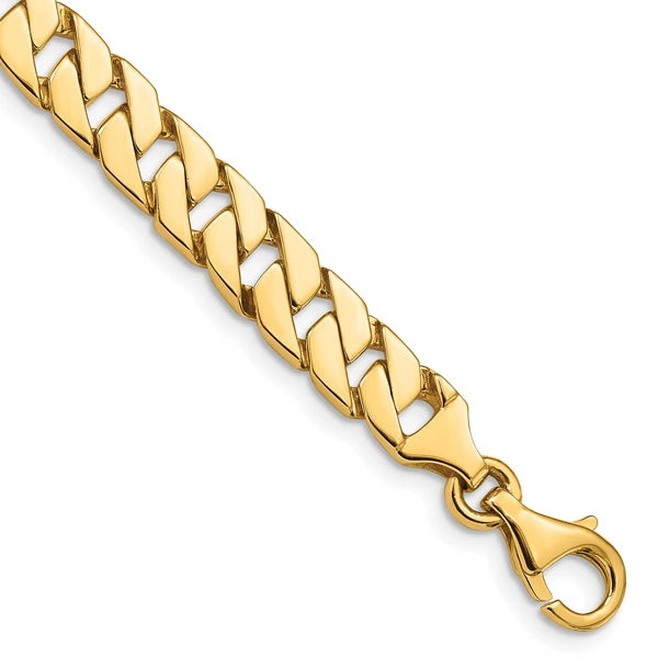 Gold Hand-Polished Fancy Link Chain