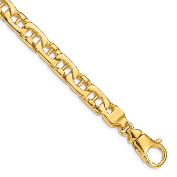Hand-polished Fancy Link Chain Bracelets