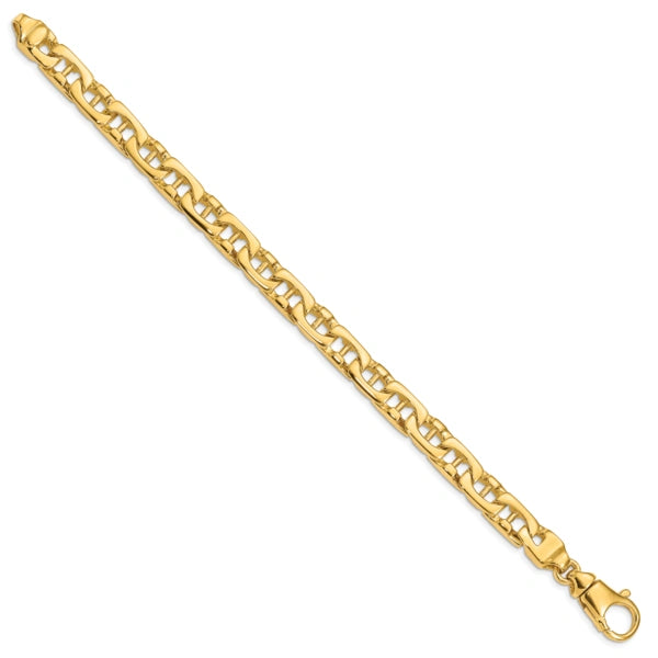 Hand-polished Fancy Link Chain Bracelets