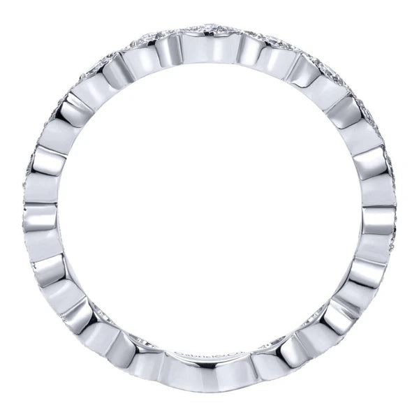 14K White Gold Fashion Ladies Ring